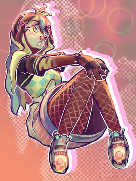 Num's clown girl